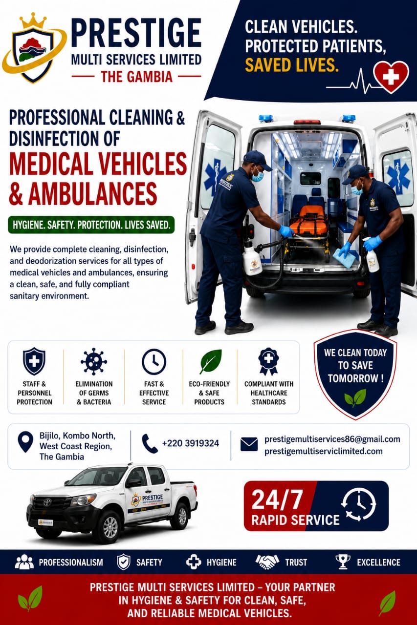 Cleaning & Disinfection of Medical Vehicles & Ambulances
